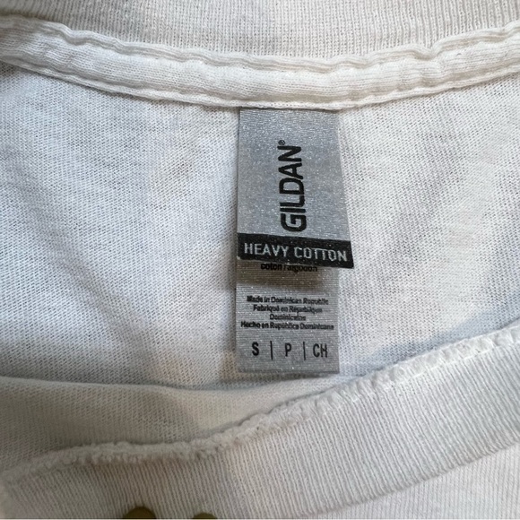 Women’s Short Sleeves Xoxo Tee Shirt White Pink Size S - Picture 3 of 6